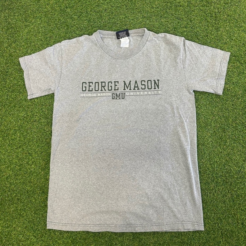 Jansport George Mason University‎ GMU T-Shirt Mens Small Gray Short Sleeve Tee